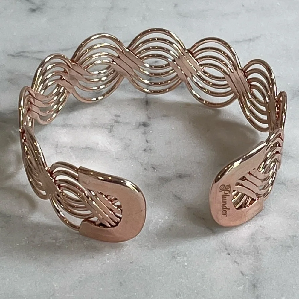 Plunder Rose Gold Cuff Bracelet